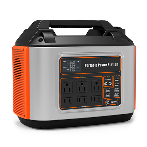 Портативна зарядна станція 500W/750W(Max), 220V, 486Wh, 22.5Ah/21.6V (1З5 000mAh/З.7V) PROTESTER PRO-PS500A, фото 1