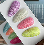 Гель-лак Gelix FLAKE фіолетовий, фото 4