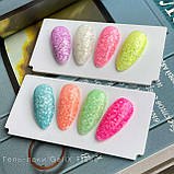 Гель-лак Gelix FLAKE фіолетовий, фото 7