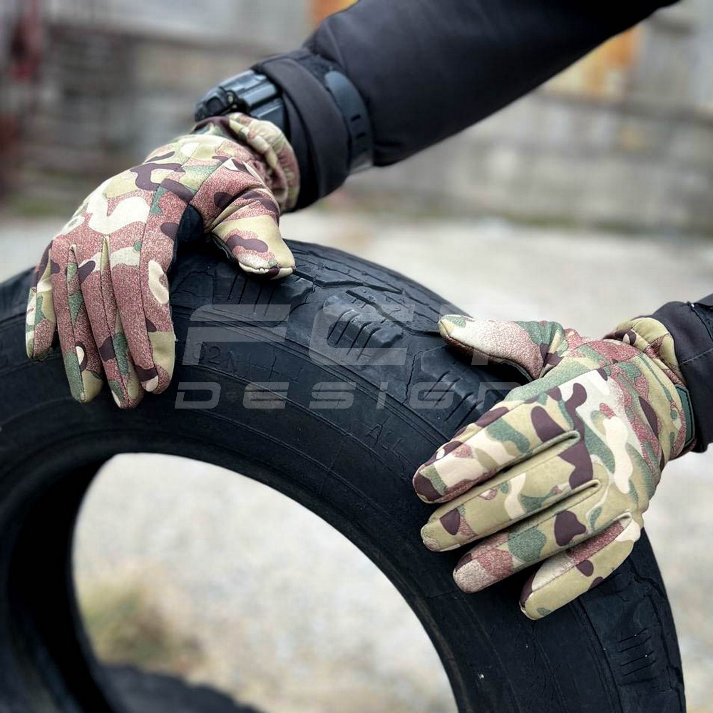 Рукавиці Софтшел Мультикам з Тачскріном