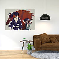 Плакат-постер с принтом Dororo - Дороро (японская манга аниме телесериал) 08 A4