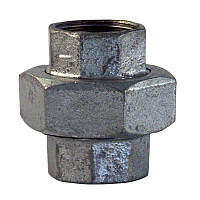 Американка чавунна оцинкована пряма ВВ 2" (з прокладкою)