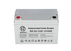Акумуляторна гелева батарея NGS-GEL-12100 12V 100Ah NIGAS, фото 4