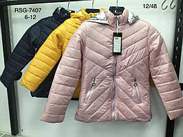 Куртки демі для дівчат Nature 6-12p.