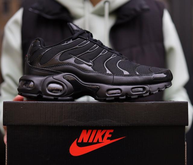 Nike Air Max TN Plus Black Mens GS