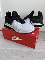 Кроссовки Nike SHOX GRAVITY (бело чёрные)