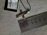 Срібний підвіс "Хрест. Спаси та Сохрани", позолота, вороніння, фото 5