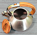 Чайник зі свистком із неіржавкої сталі 2,5 л Edenberg EB-2436W/Чайник для плити, фото 5