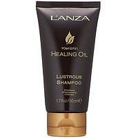 Восстанавливающий шампунь с кератиновым элексиром L'anza Keratin Healing Oil Lustrous Shampoo 50мл