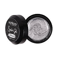 KOMILFO SPIDER GEL SILVER, 5 Г, Гель - павутинка