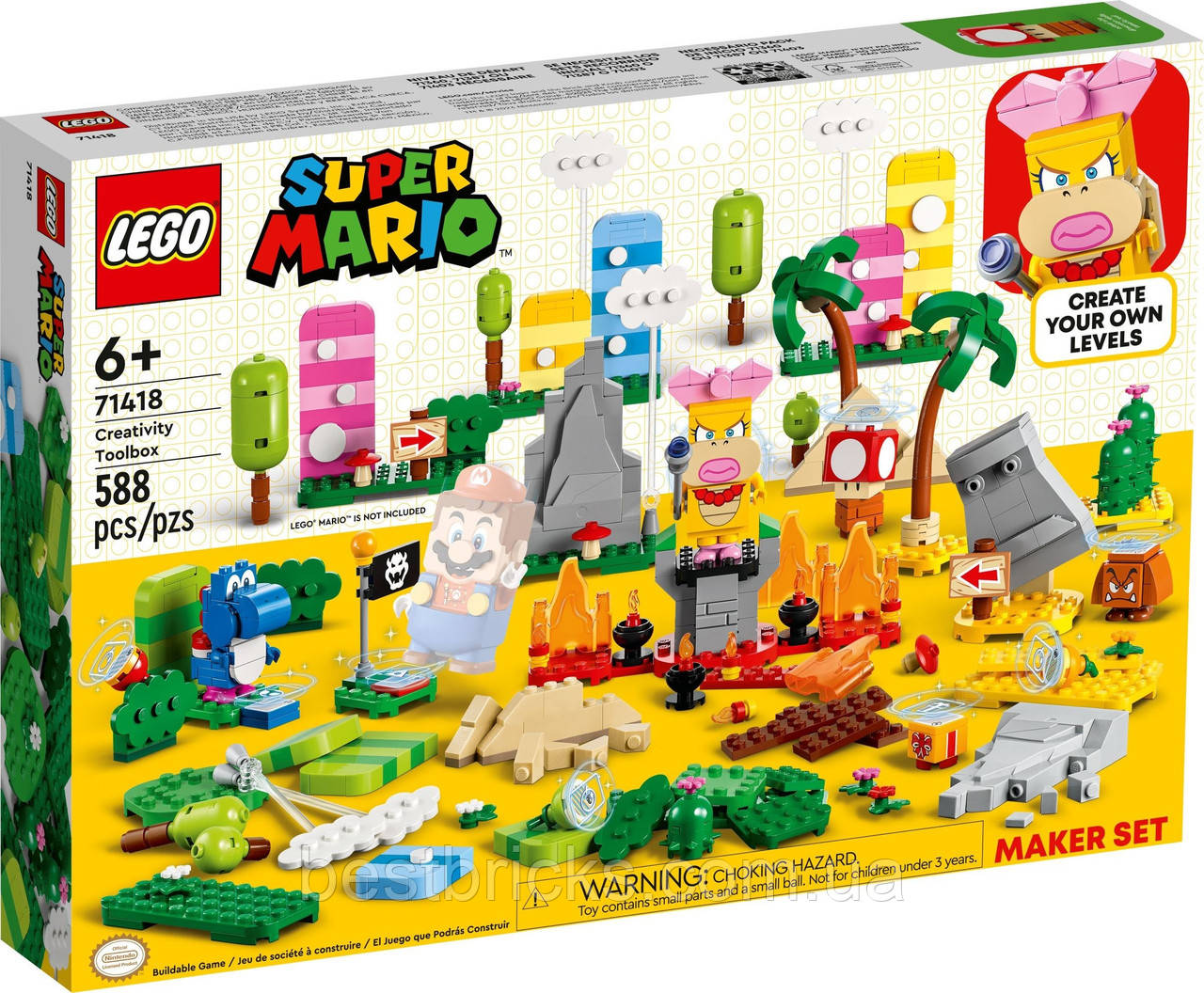Lego Super Mario Набір для творчості для майстрів 71418, фото 1