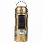 Ліхтар Кемпінговий світлодіодний на сонячних батареях HB-9688 Золото, фото 4
