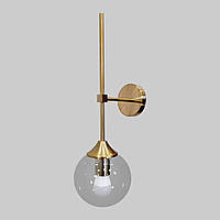 Золотое современное бра на 1 лампу "Bulb" (52-LW9521-1 GD+CL)