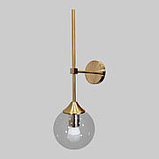 Золоте сучасне бра на 1 лампу "Bulb" (52-LW9521-1 GD+CL)