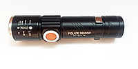 Фонарь ручной POLICE BL-616-T6 Zoom Зарядка USB