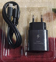 Сетевое зарядное устройство USB-C 25W PD 2в1 + кабель Type-C на Type-C