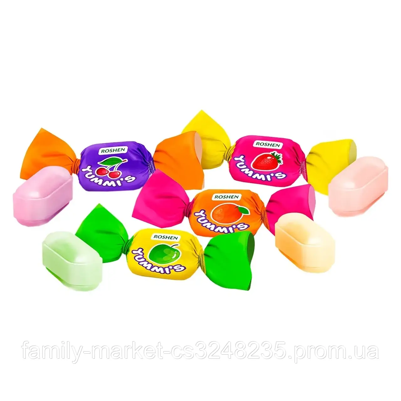Цук. 1кг Тоффi yummis (Рошен) (4823077635465)