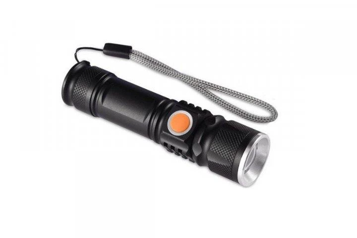 Ліхтар із вбудованим акумулятором Bailong BL-616-T6 USB зарядка, фото 1
