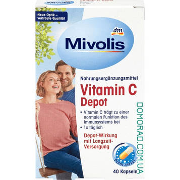 Mivolis Vitamin C Depot 40 капсул