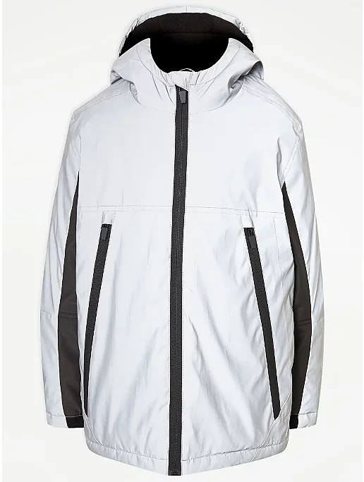 Куртка світловідбиваюча  сіра George 116, 122,  140, 146, 152см, фото 1