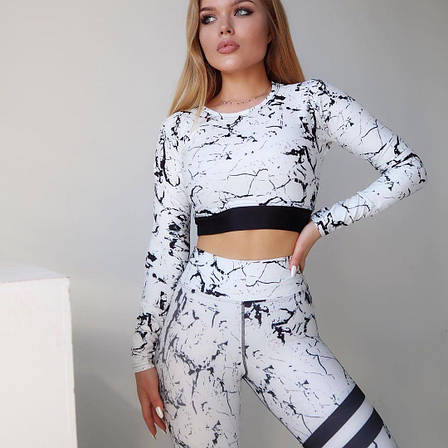 Рашгард S, Мармур Білий Superstacy, фото 1