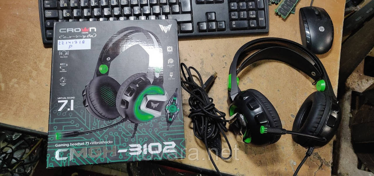 Ігрові навушники Crown CMGH-3102 No 22141718