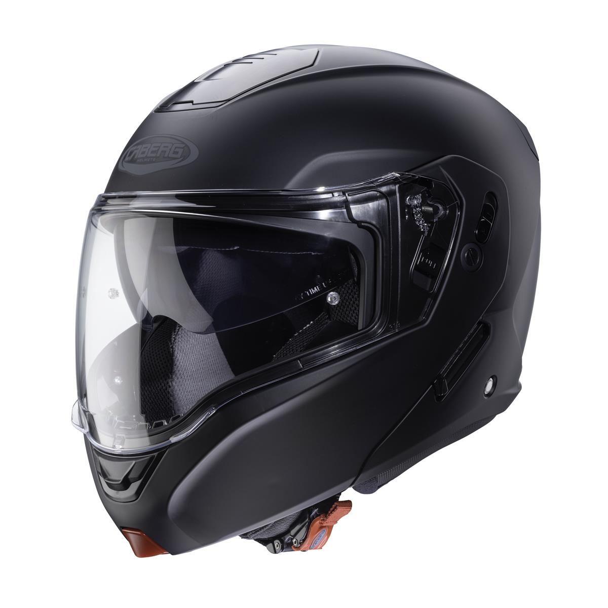 МОТОШОЛОМ МОДУЛЯР CABERG HORUS КОЛІР ЧОРНИЙ МАТОВИЙ, фото 1