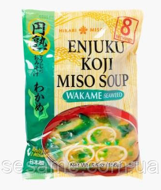 Суп Місо Вакаме 8 порцій Enjuku HIKARI MISO 156 г