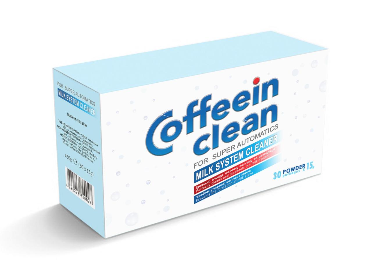 Засіб Coffeein clean MILK system cleaner (порошок) для очищення молочної системи 450гр.