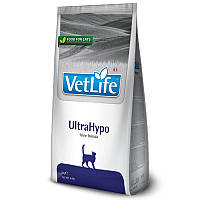 Farmina (Фармина) Vet Life UltraHypo - Сухой лечебный корм для кошек при пищевой аллергии 2 кг