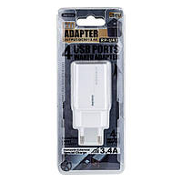 Блок живлення Remax RP-U43 4USB білий