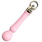 Вібромасажер із підігрівом Zalo Sweet Magic - Confidence Wand Fairy Pink, 23х4,2 см., фото 4