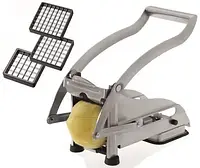 Ручная картофелерезка металлическая машинка Potato Chipper для нарезки картофеля фри UN12-15