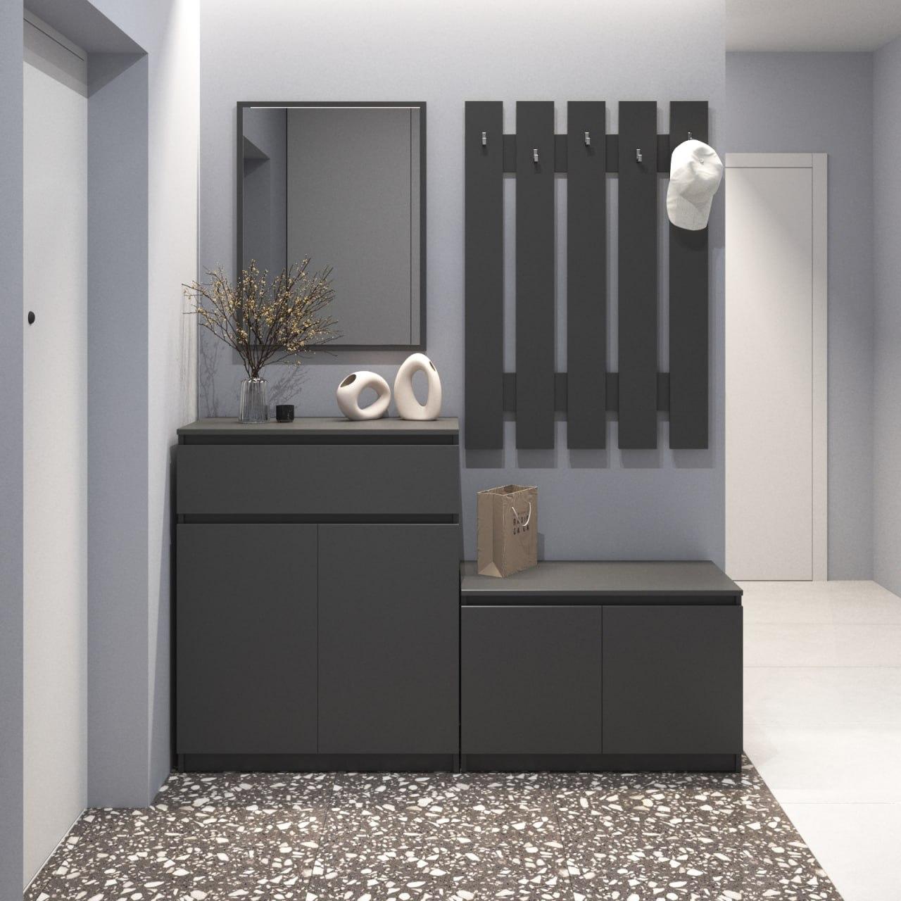 Передпокій, комплект у передпокій №2 Антрацит, фото 1