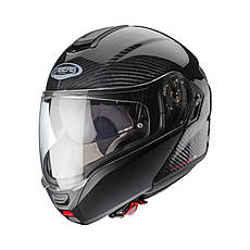 МОТОШОЛОМ МОДУЛЯР CABERG LEVO CARBON КОЛІР ЧОРНИЙ