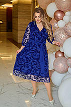 Сукня святкова міді батал, фото 5