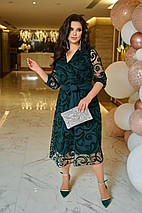 Сукня святкова міді батал, фото 3