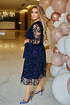 Сукня святкова міді батал, фото 4