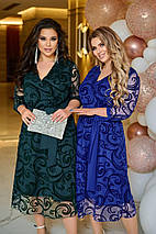 Сукня святкова міді батал, фото 2