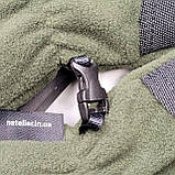 Тактичні зимові рукавички з подвійного флісу із захисними вставками долонь і пальців., фото 9