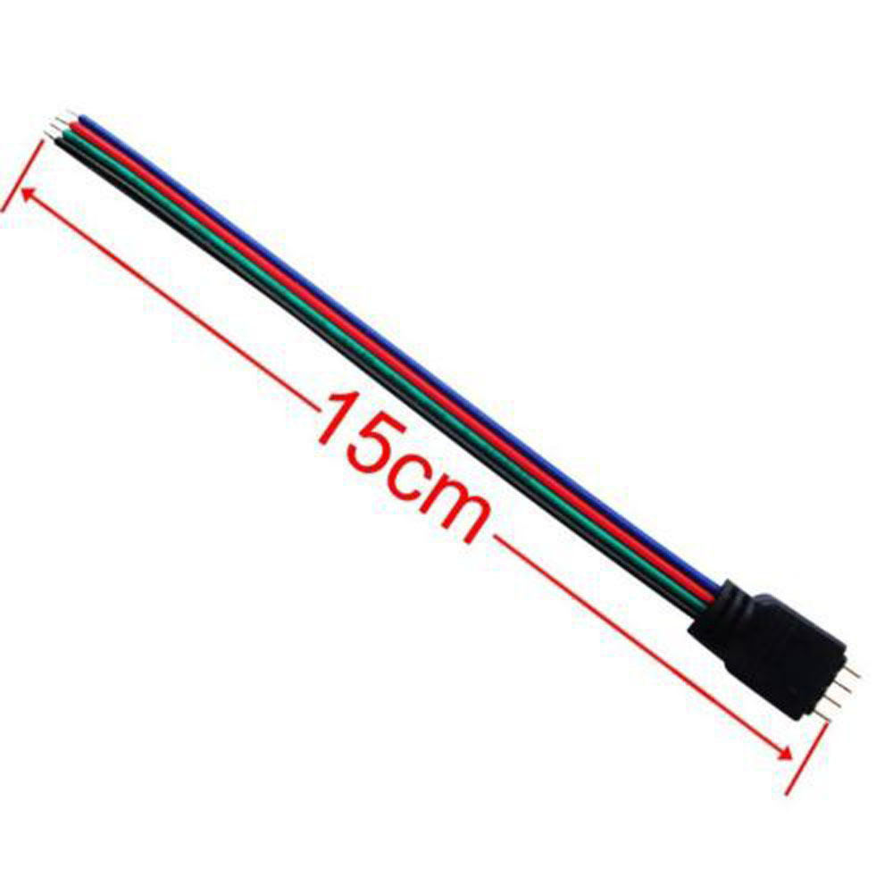 Dilux - Соединительный кабель с коннектор для светодиодной ленты RGB SMD 5050 RGB 4pin (1 jack) Father - фото 2 - id-p291845117