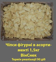 Фигурные чипсы со вкусом шашлыка 1,5 кг ТМ Хрустайл