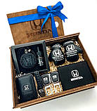 Набір з логотипом Mercedes в подарунковій коробці дерев'яній, фото 5