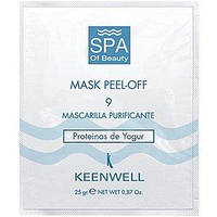 Альгінатна маска для обличчя Keenwell Spa Of Beauty Mask Peel-Off 9 Purifying with Yoghurt Proteins 25 г
