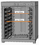 Розстоєчна шафа ШР-7-650 універсальна для всіх розмірів дека, фото 5