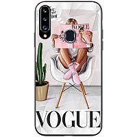 TPU+PC чохол Prisma Ladies для Samsung Galaxy A20s Vogue