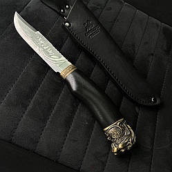 Ніж туристичний "Спартак" Gorillas BBQ із травленням KN5