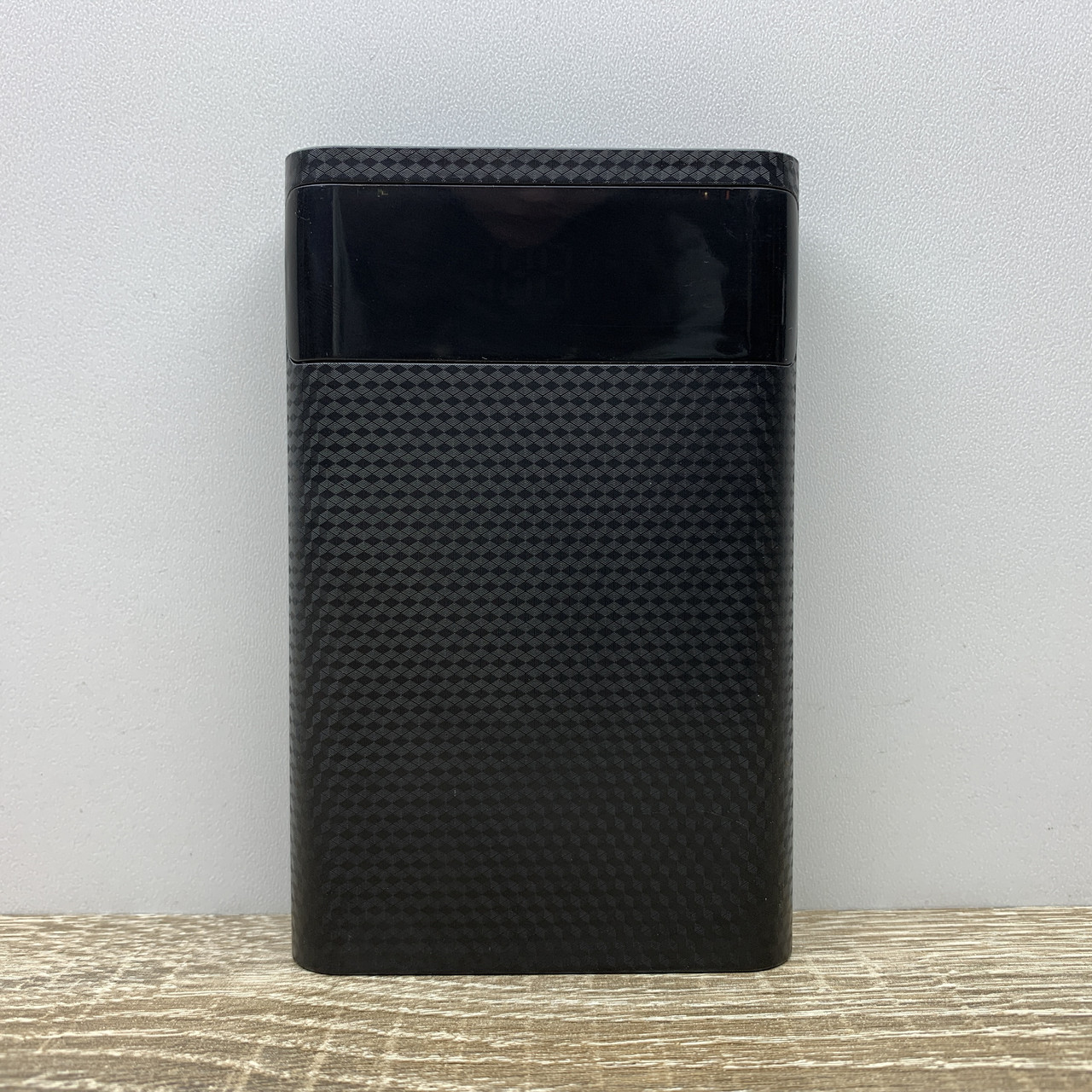 ШВИДКА ЗАРЯДКА! Корпус для Power Bank, повербанк (4 елементи 18650) PD-QC 3.0 QC 4.0 Ліхтарик! BLACK