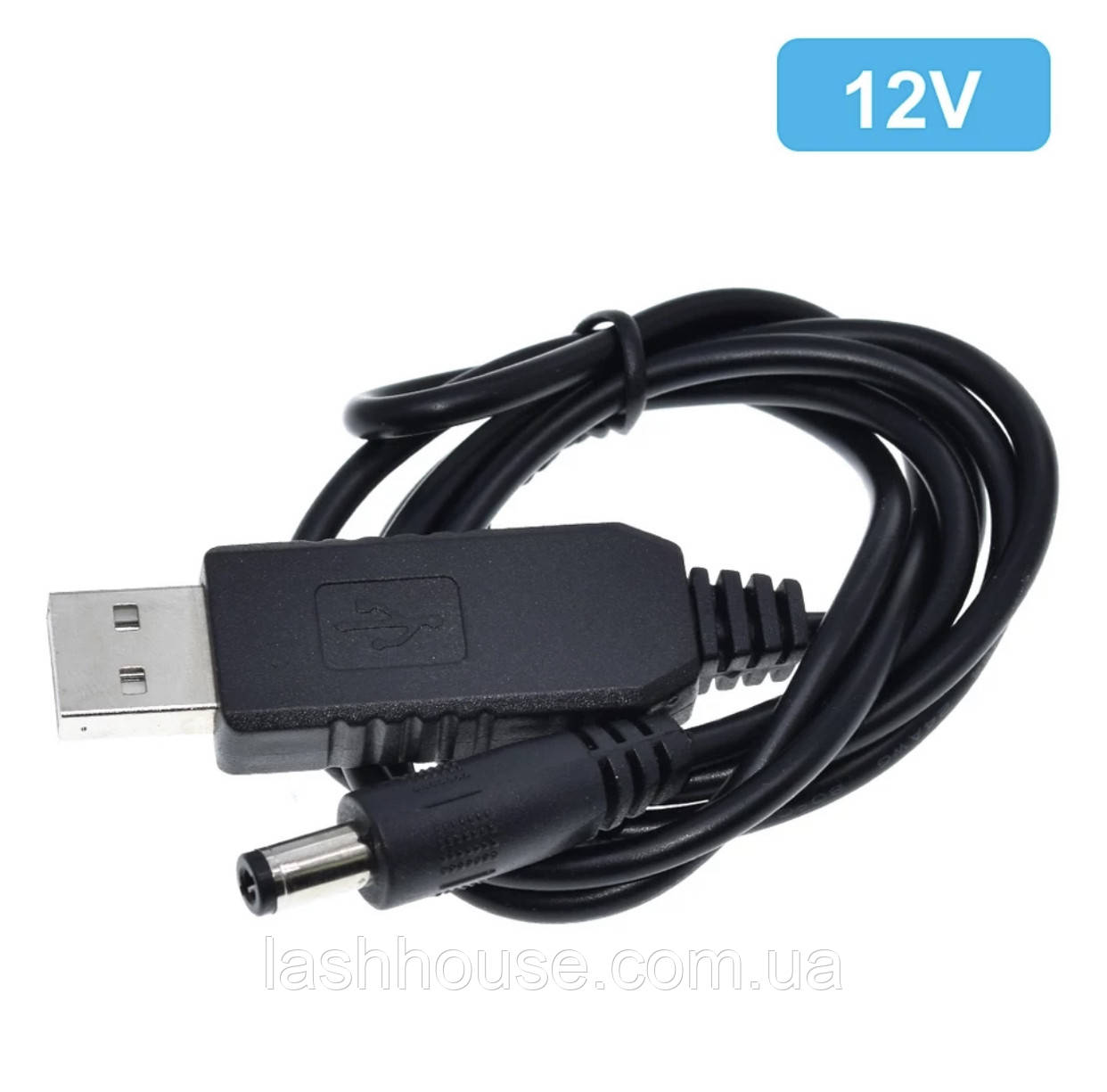 Кабель живлення для роутера 12 В від павербанка USB/Шнур 12v для вайфай роутера