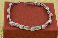Браслет Xuping Jewelry версаче 18.5 см 7 мм сріблястий